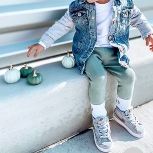 Ribbed Legging-Fern